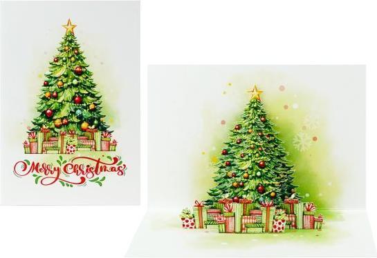 Actual product image MU Classic 3D Pop-Up Weihnachtskarten 5er Set Classic Christmas Series (5 pcs.)