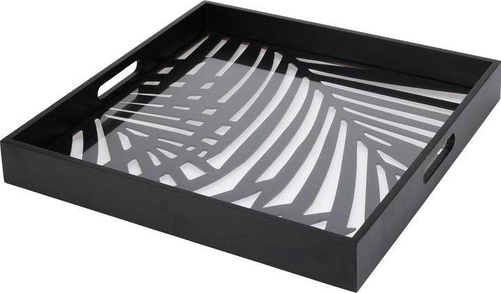 Actual product image Casativo Glass and Wood Tray Set, Set of 2