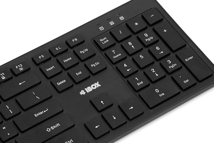 Actual product image iBox Workstation Pro Kit wireless keyboard + mouse (US, Wireless)
