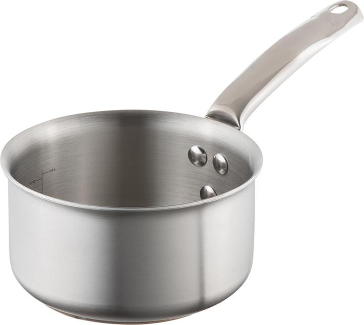 Produktbild de Buyer Stielkasserolle stahlgrau (18 cm, Bratpfanne, Edelstahl)