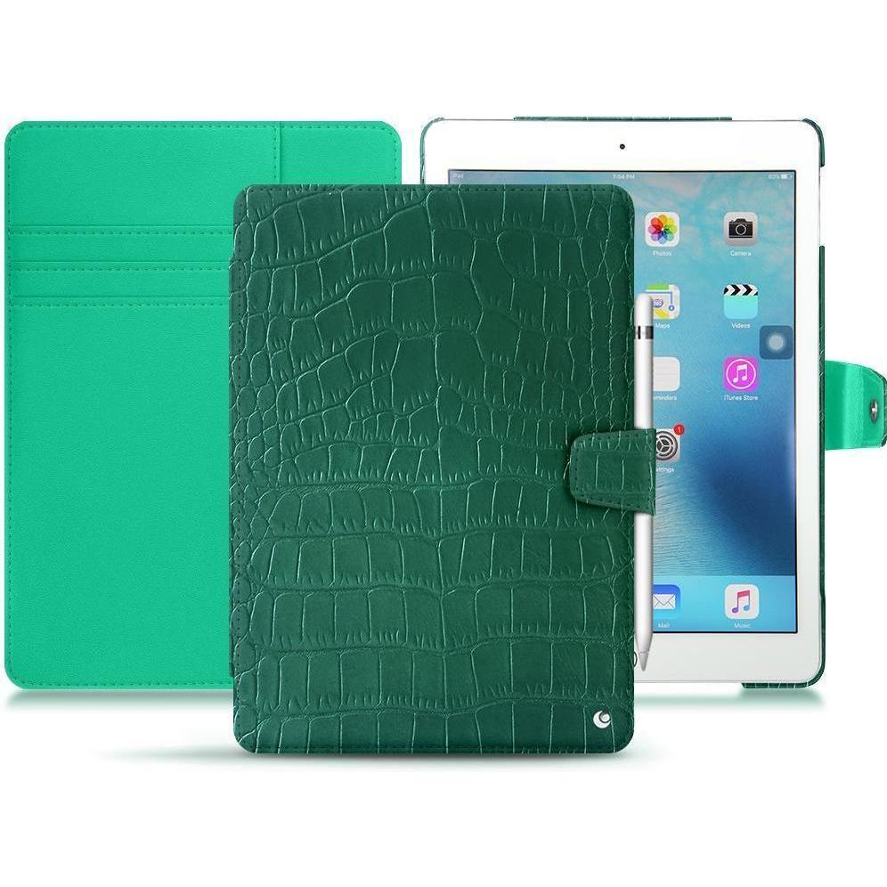 Noreve Lederschutzhülle Wallet (iPad 9.7), Tablet Hülle, Braun