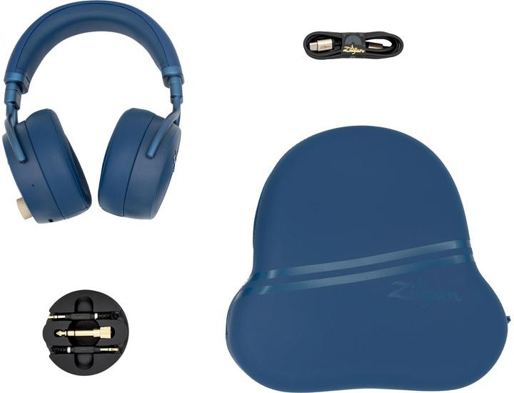 Actual product image Zildjian Over-Ear-Kopfhörer ALCHEM-E Perfect Tune Blau (ANC, 45 h, Cable, Wireless)