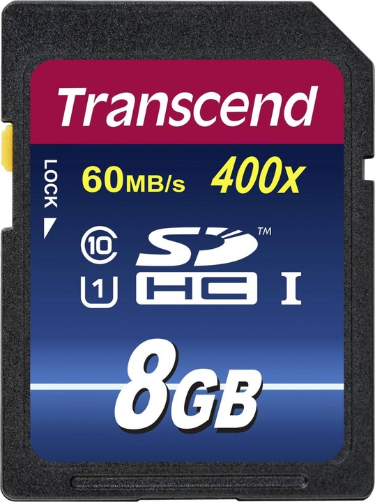 Actual product image Transcend Premium 400x (8 GB, SDHC, U1, UHS-I)