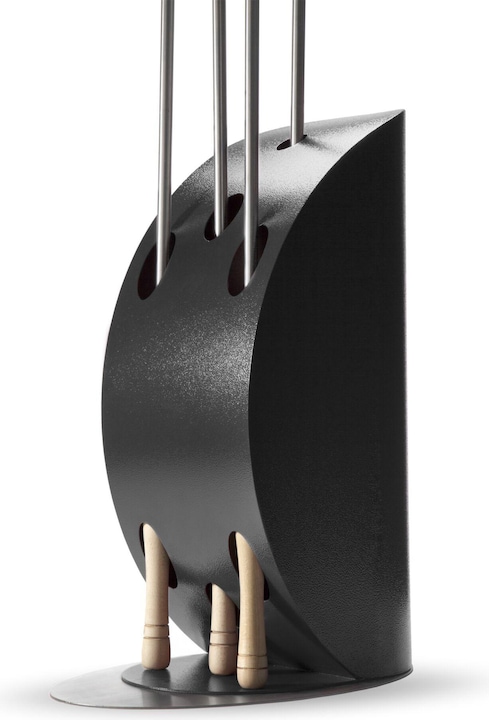 Alfa Forni Schaufelhalter Vela Silber Schwarz