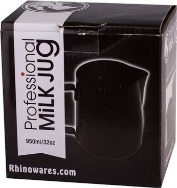 Actual product image Rhinowares Rhino Coffee Gear Stealth Milk Jug - Pitcher Juodas 950 ml