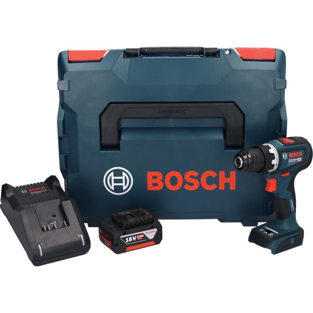 Thumbnail - Bosch Professional, Bohrmaschine + Akkuschrauber, Bosch GSR 18V-90 C Professional Akku Bohrschrauber 18 V 64 Nm Brushles...