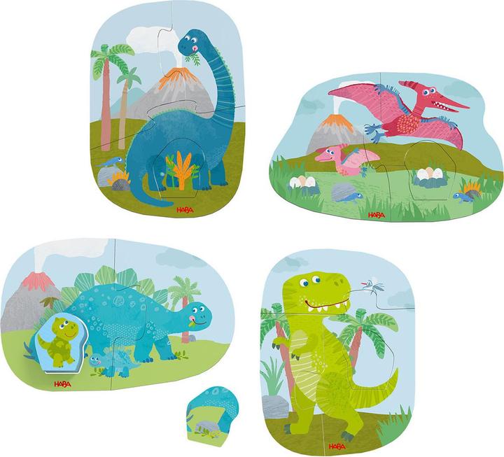 Immagine prodotto Haba Steckpuzzle Puzzle-Set mit Holzfiguren