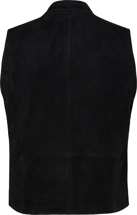 Image du produit JP1880 Gilet traditionnel JP 1880, en cuir suédé de chèvre, col Mao - jusqu'au 72 (60)