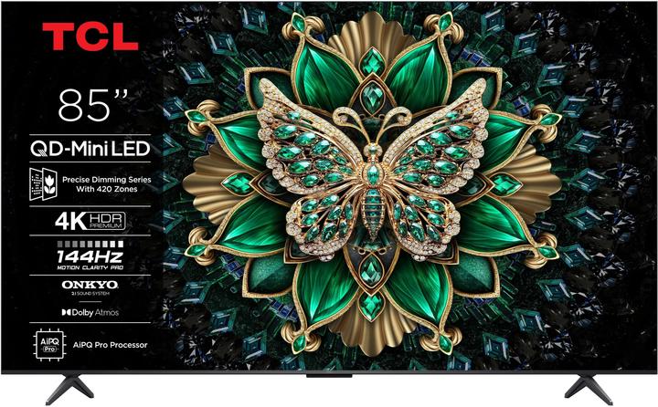 Produktbild TCL 85C6K (85", Mini-LED, 4K, 2025)