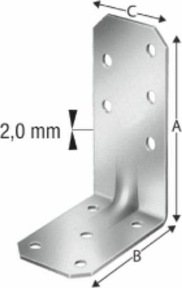 Actual product image Simpson Sst connector (Angle connector, 1 pcs.)