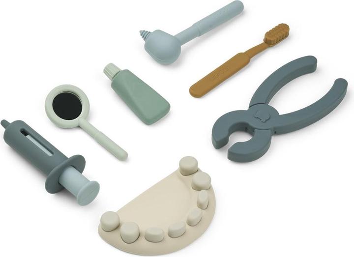 Immagine prodotto Liewood Set da gioco per dentisti Frank % Silicone Blu Multi Mix