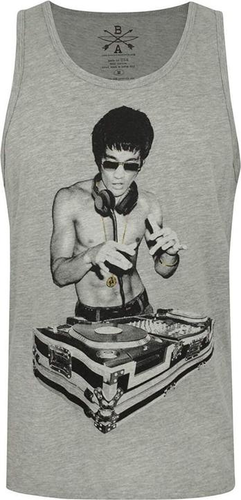 Actual product image Bna 78 Mens Gung Fu Scratch Bruce Lee Tank Top (XL)