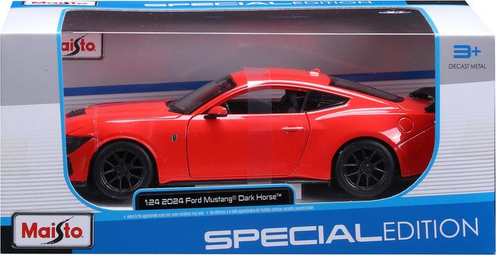 Produktbild Maisto Ford Mustang Darkhorse 2024 1/24 rot