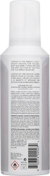 Immagine prodotto R+Co Chiffon Styling Mousse Corpo Modellabile Volume Lucentezza 5,6 Oz (165.61 ml, Schiuma a volume)