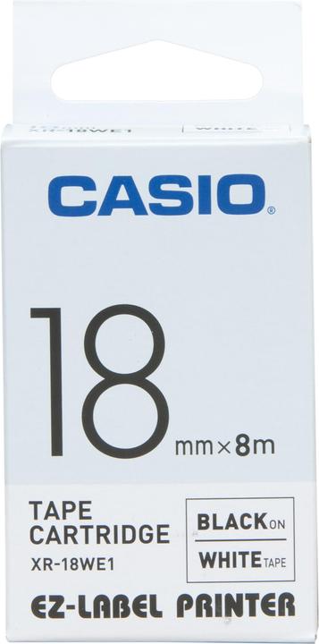 Actual product image Casio XR-18WE1 Self-adhesive labels
