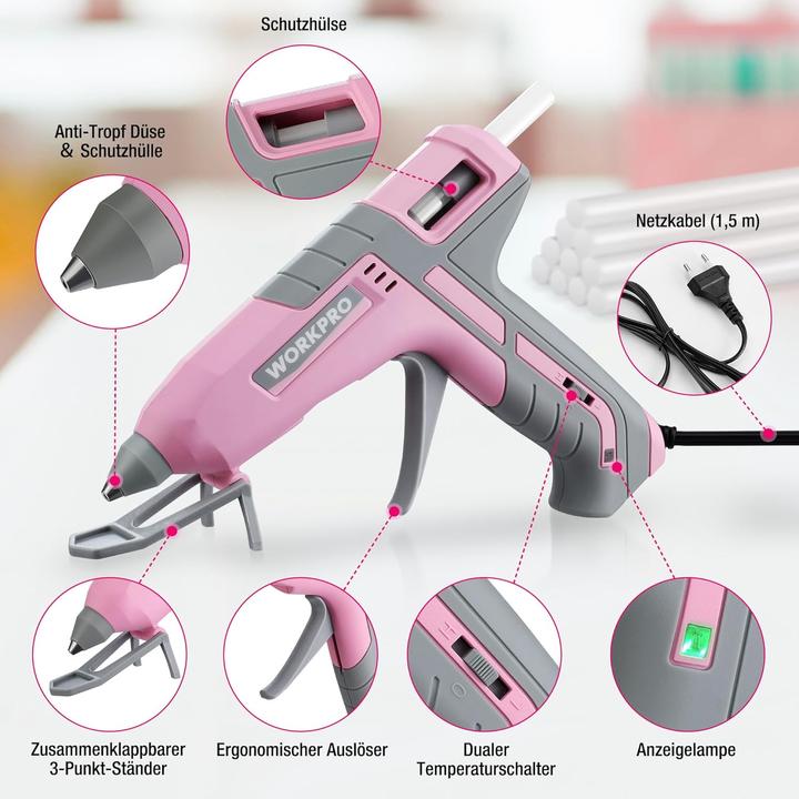 Produktbild Workpro W125252A Heissklebepistole