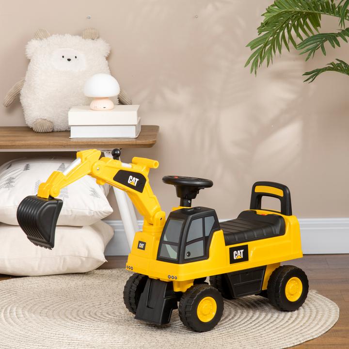 Actual product image Homcom Seated excavator with controllable bucket