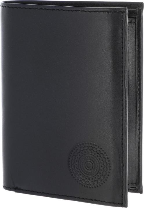 Circle Bloom Embossed Black