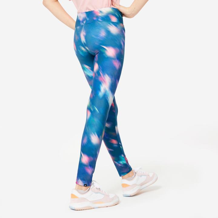 Produktbild Decathlon Leggings Mädchen atmungsaktiv - bunt bedruckt (140)