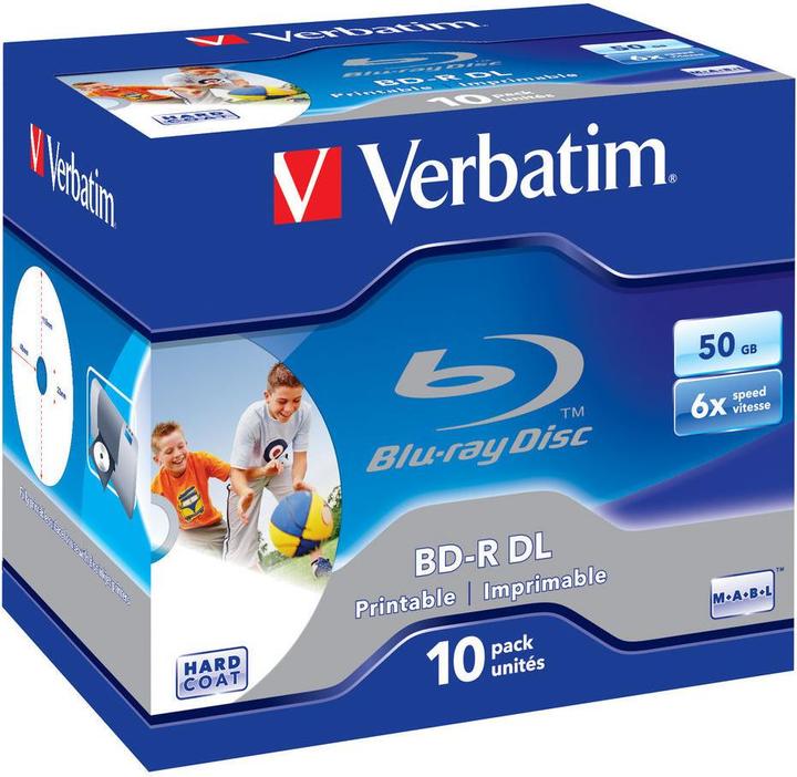 Produktbild Verbatim Bd-R dl (10 x)