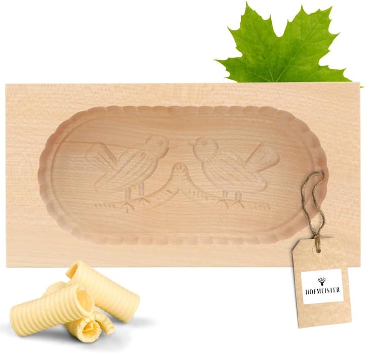 Produktbild Hauptner Butterform mit geschnitztem Motiv