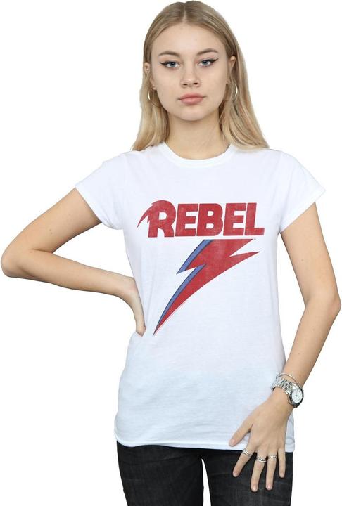 Produktbild David Bowie Distressed Rebel TShirt (L)