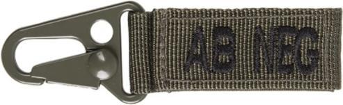 Image du produit Mil-tec Porte-clés Groupe sanguin