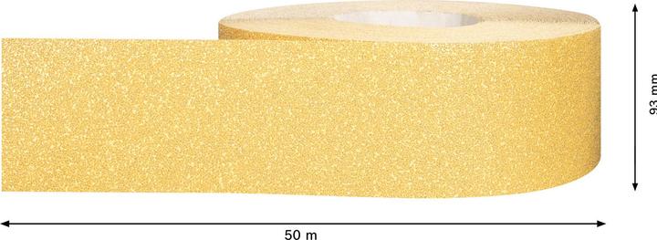 Actual product image Bosch Professional Zubehör Expert C470 Sandpaper roll for hand sanding,93 mm x 50 m, G 40 (40)