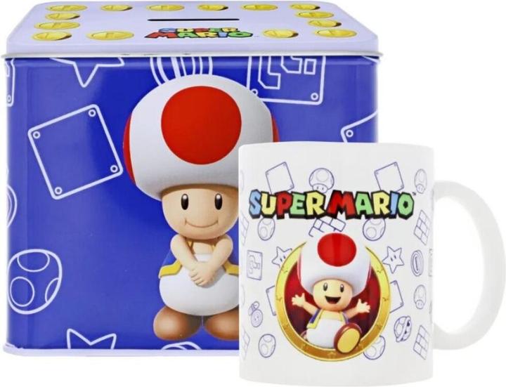 Immagine prodotto Nintendo Fungo Toad di Super Mario Tazza con salvadanaio 9x13x11 cm