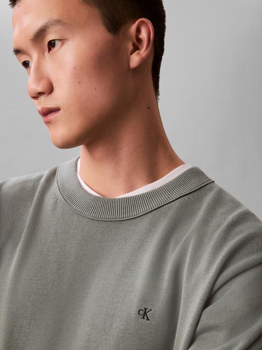 Produktbild Calvin Klein Baumwoll-Crewneck-Pullover (L)