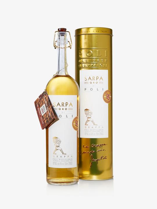 Actual product image Poli Grappa Sarpa Oro di (1 x 70 cl)