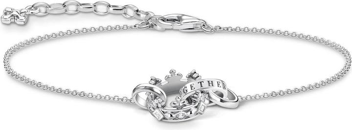 Immagine prodotto Thomas Sabo Bracciale corona d'argento (19 cm, Argento 925)