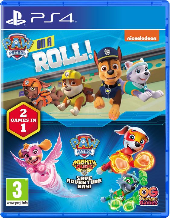 Actual product image Game Paw Patrol: On a roll! Paw patrol mighty pups save adventure bay! 2in1 PS4 (PS4, EN)