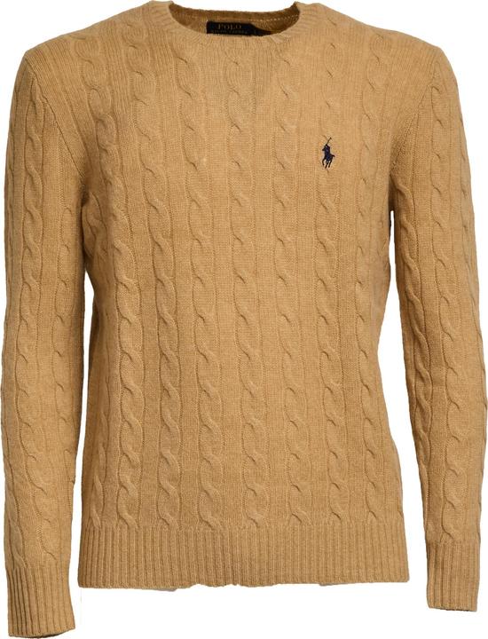 Produktbild Ralph Lauren Wool and cashmere crewneck sweater with logo (S)