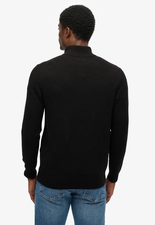 Actual product image Superdry Wool Blend Half Zip Jumper (M)