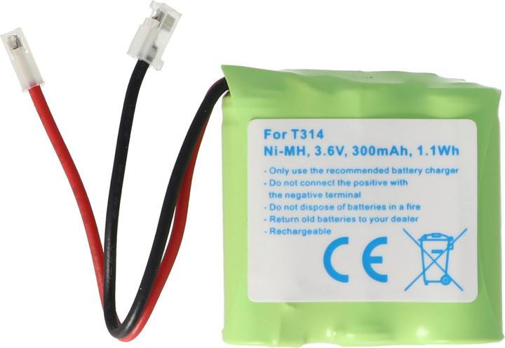 Image du produit AccuCell Akku passend für Schnurlos-Telefon Universal, AUDIOL, Sagem, NiMH, 3,6V, 300mAh