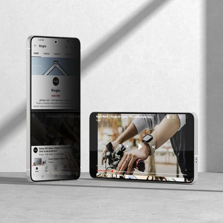 Actual product image Ringke Easy Slide 2er-Pack Sichtschutzglas für Samsung Galaxy S25 Edge (2 pcs., Samsung Galaxy S25 Edge)