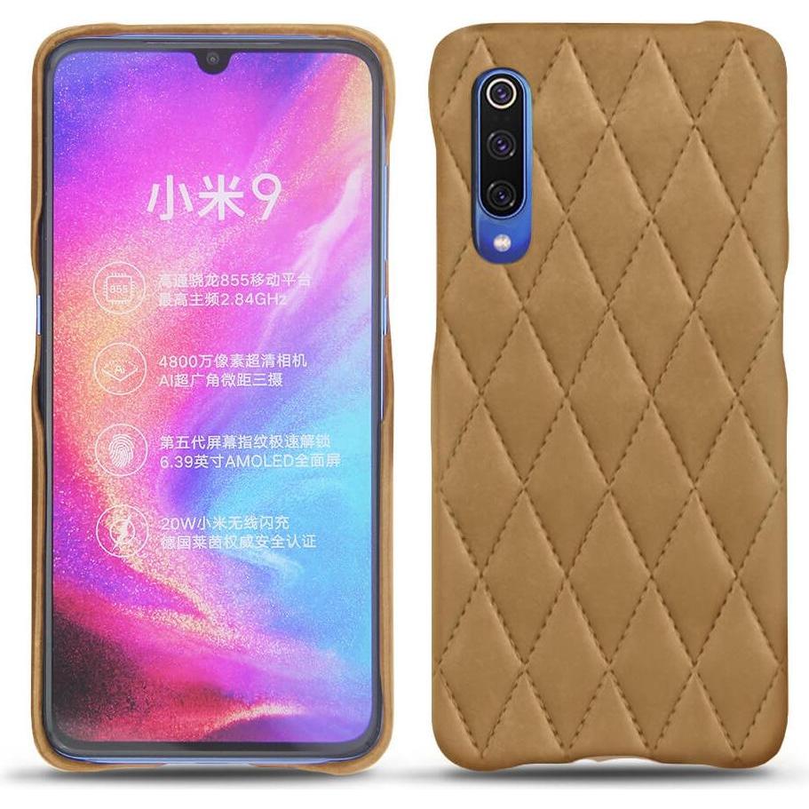 Noreve Lederschutzhülle (Xiaomi Mi 9), Smartphone Hülle, Braun