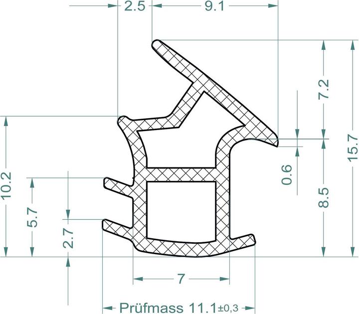 Actual product image Domoferm Fire protection seal C 895 grey