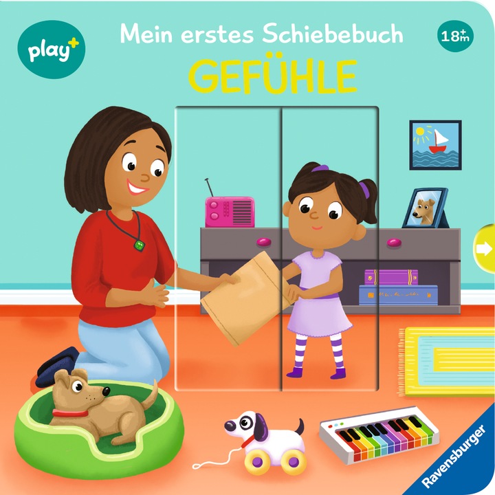 Actual product image Ravensburger play+ My first sliding book: Feelings (German)