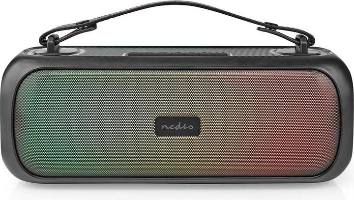 Produktbild Nedis Bluetooth® Party Boombox 4.5 hrs 2.0 30 W Medienwiedergabe: AUX/USB IPX5 Verknüpfbar Tragegrif (4.50 h, Akkubetrieb, Netzbetrieb)