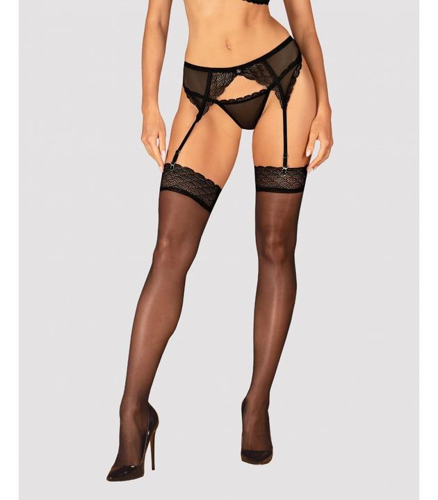 Produktbild Obsessive Chemeris Strümpfe Schwarz (XS)