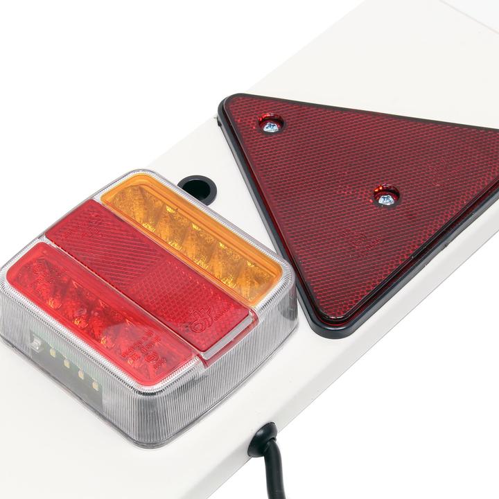 Image du produit Wiltec Remorque Barre lumineuse à LED 7 pôles 12V Eclairage de la remorque VP Porte-vélos