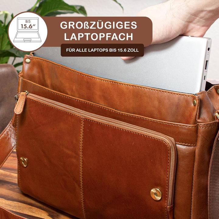 Immagine prodotto Stilord Marlon - Herren Ledertasche