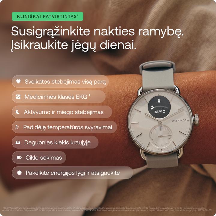 Produktbild Withings ScanWatch 2 (42 mm, nur WLAN)