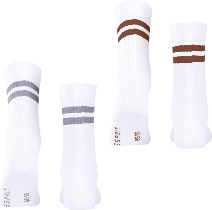 Produktbild Esprit Tennis Stripe 2-Pack Damen (2er Pack, 35 - 38)
