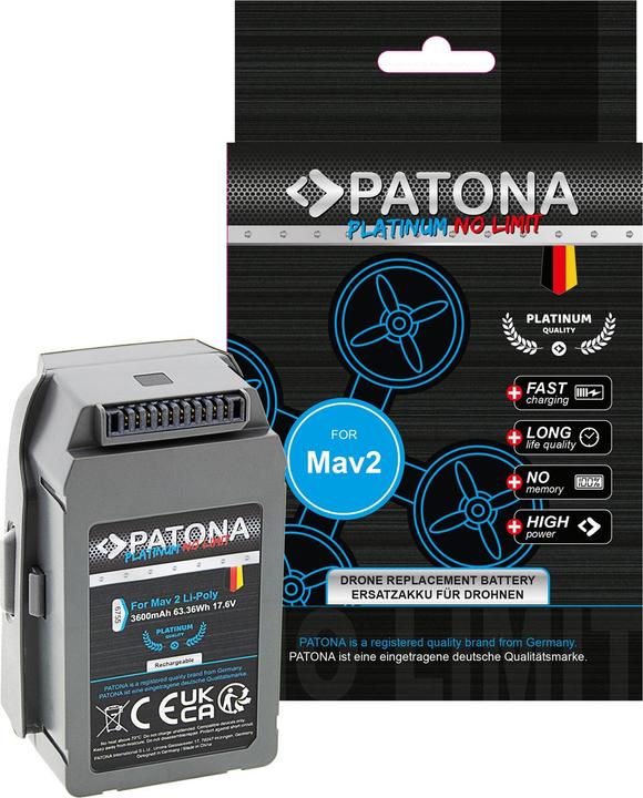 Actual product image Patona Platinum Battery (Drone battery, DJI Mavic 2)
