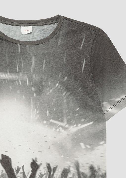 Immagine prodotto S.Oliver T-Shirt Jersey-T-Shirt mit Rundhalsausschnitt und All-over-Print (158, 164)