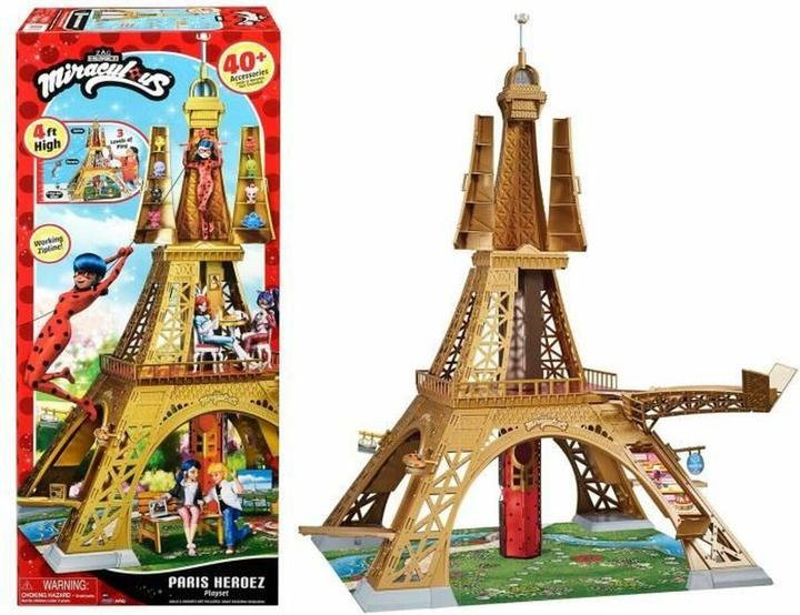 Actual product image Bandai MIRACULOUS deluxe play set Paris 4+