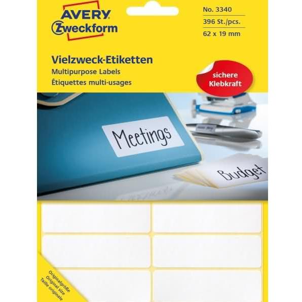 Avery, Etiketten, Mehrzweck-Etiketten 3340